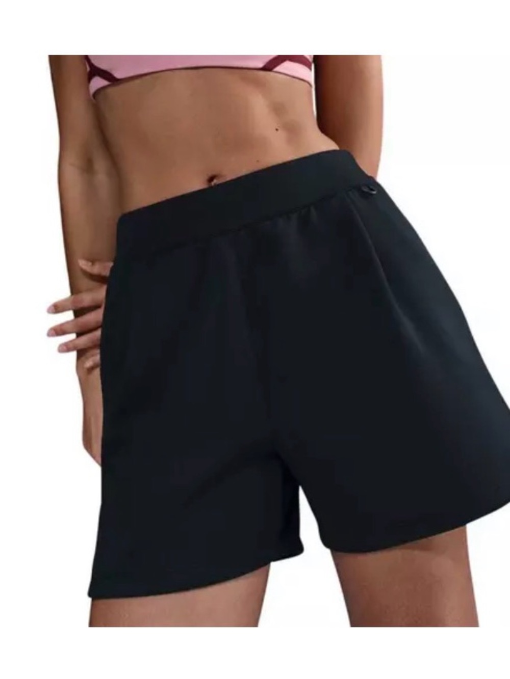 Women's Nike 24.7 ImpossiblySoft Drift Shorts Size Large NWT Black